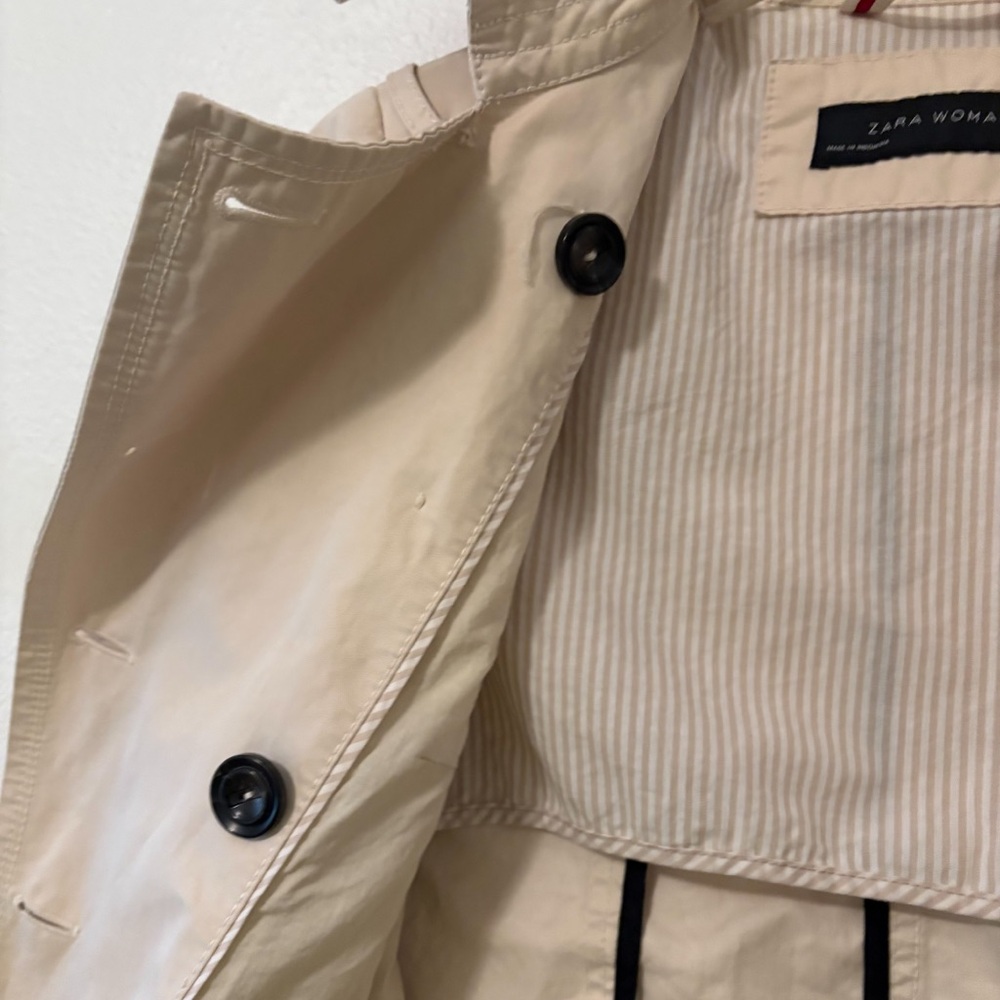 Zara Trench XS Coat - Picture 7 of 10